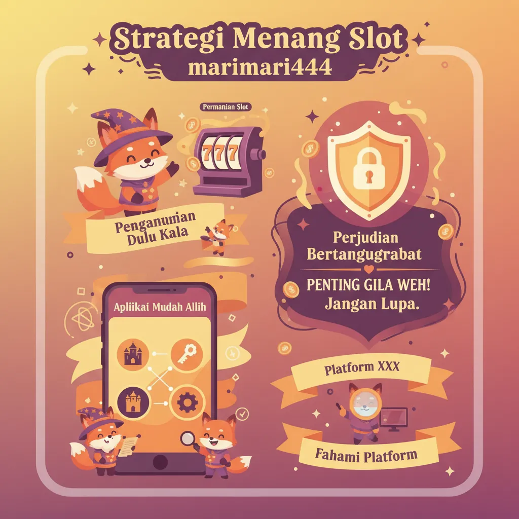 Strategi Menang Permainan Slot marimari444