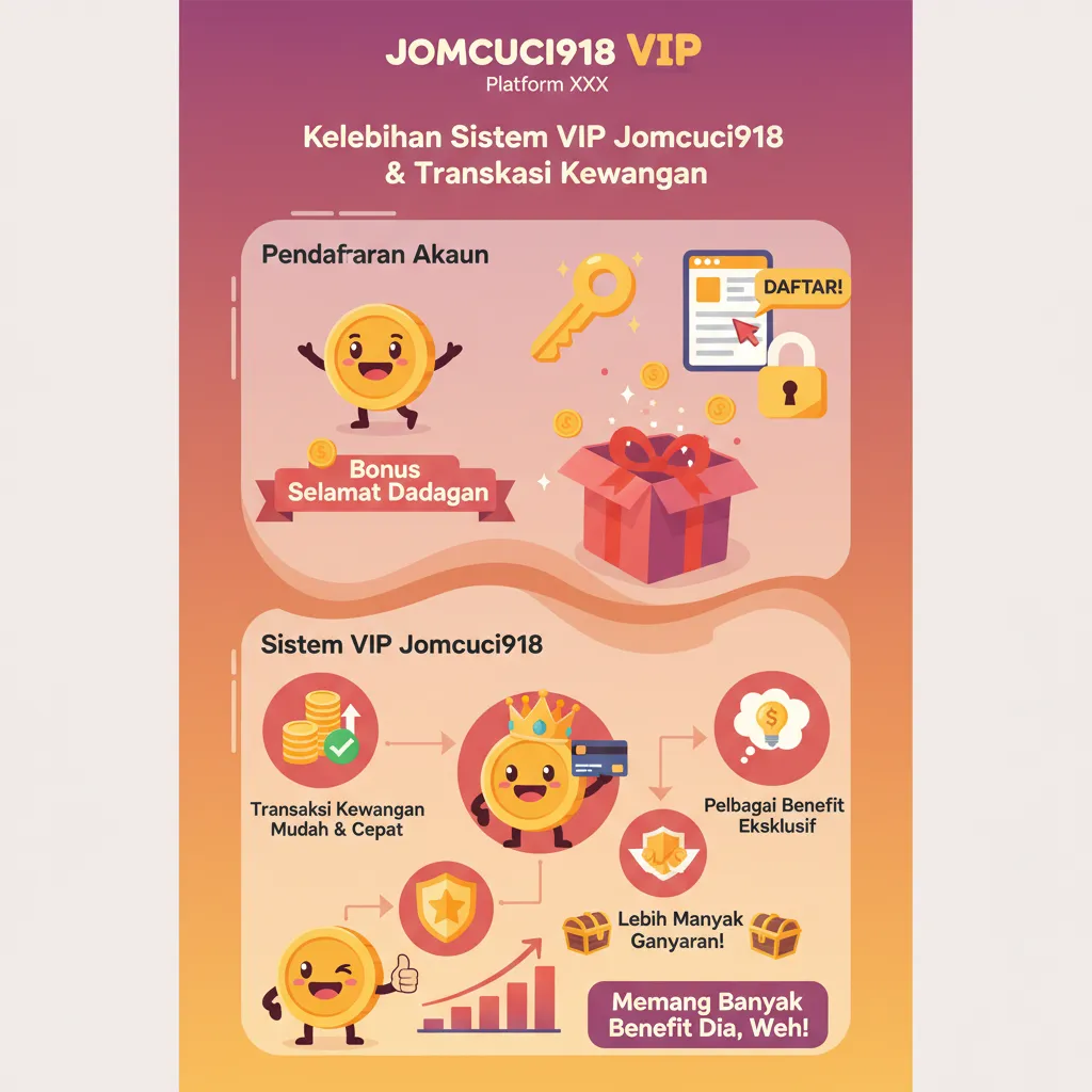 Kelebihan Sistem VIP Jomcuci918 & Transaksi Kewangan